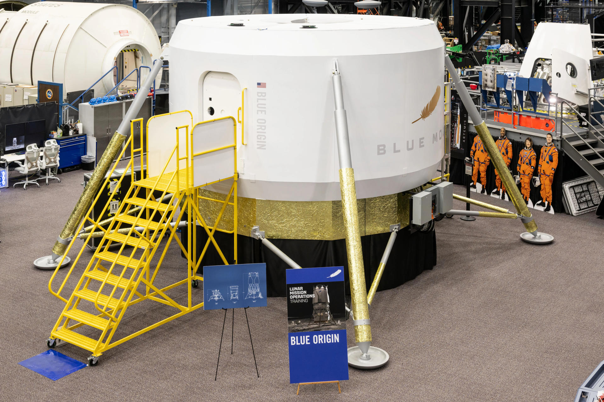 NASA prueba una cabina a escala real para los astronautas que visitarán la Luna en 2028