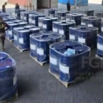 Decomisan 54 mil litros de sustanciass químicas en Manzanillo