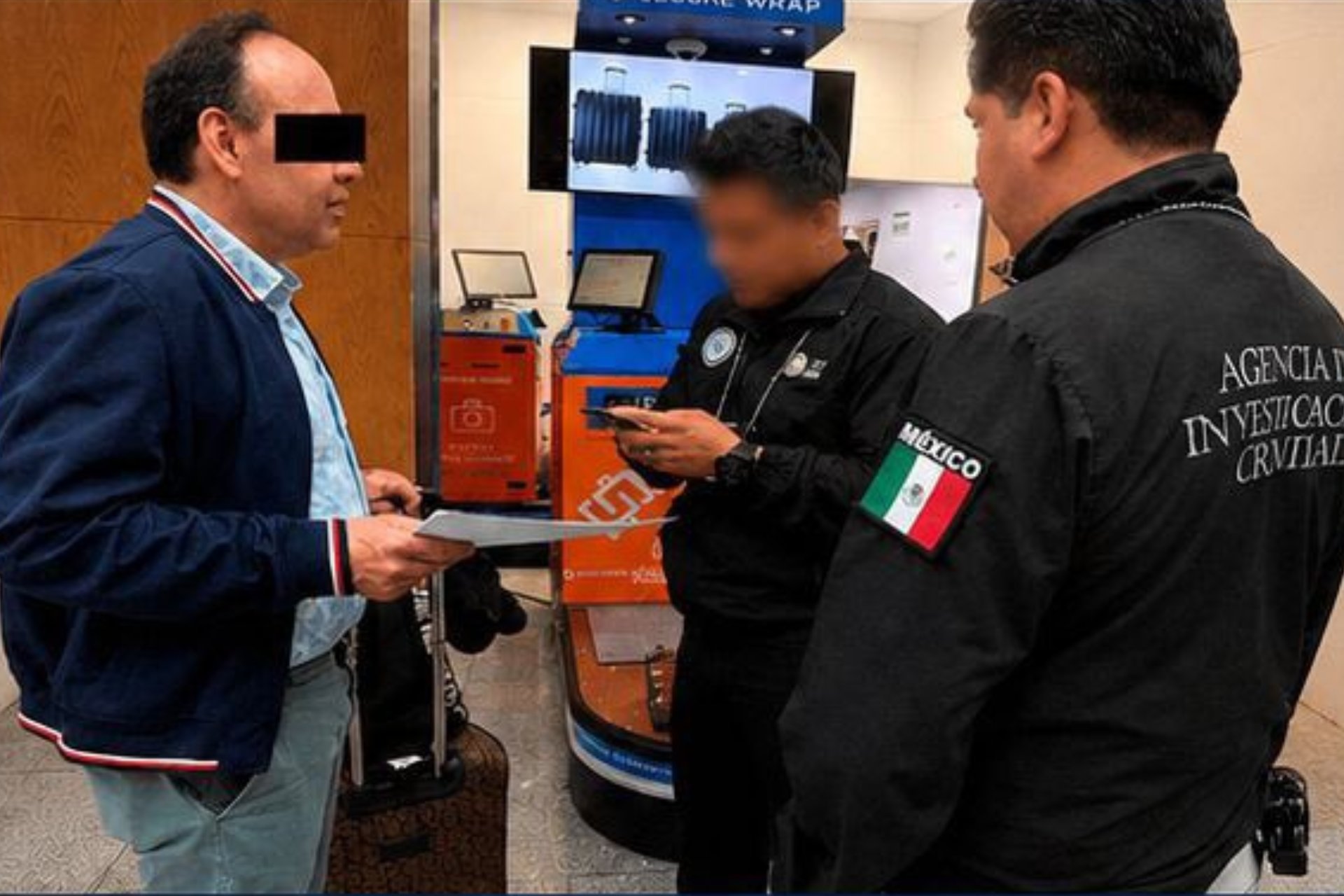 Detienen en el AICM a socio del club Solid Gold de CDMX Detienen en el AICM a socio del club Solid Gold de CDMX