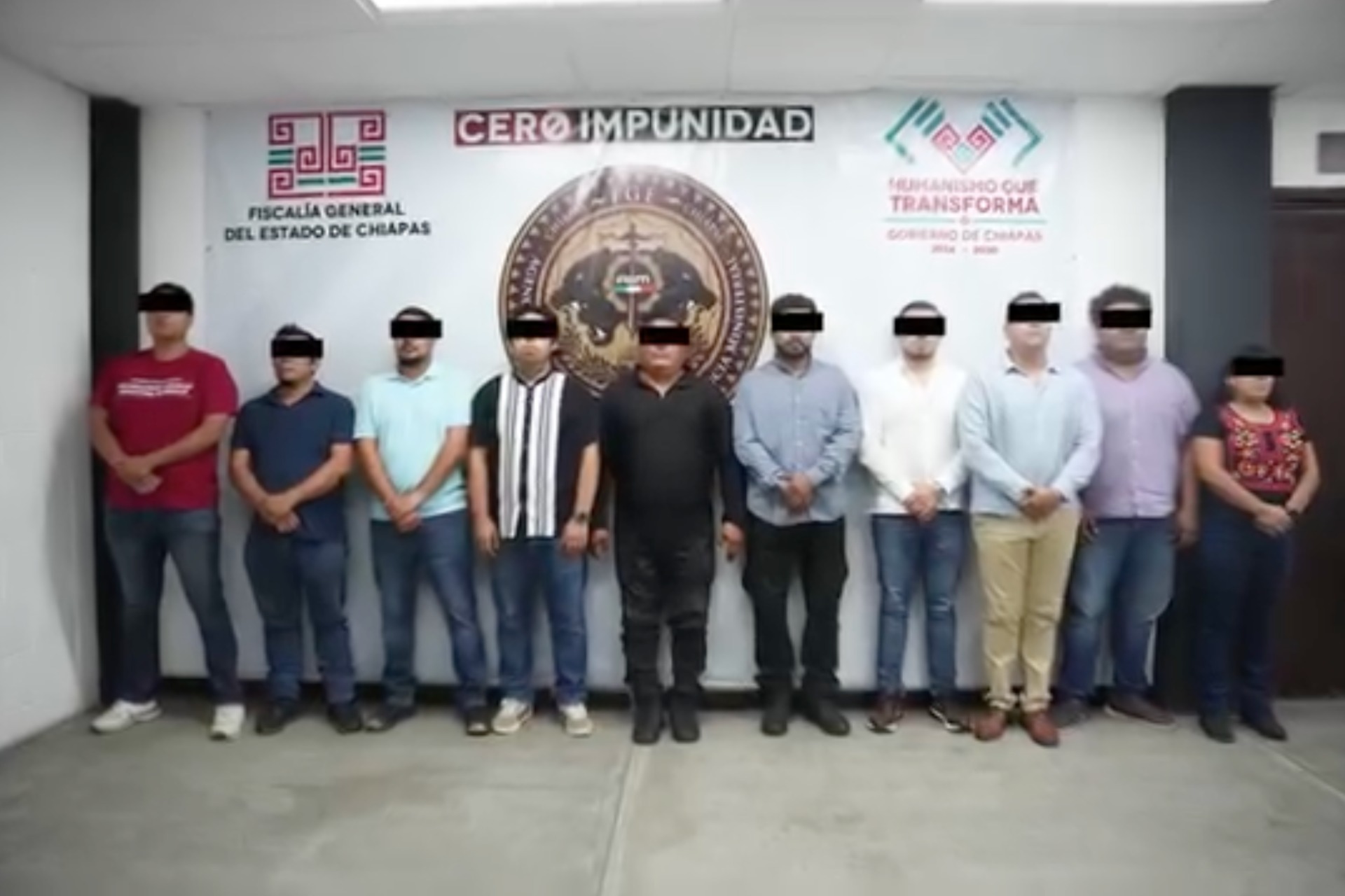 Chiapas: Detienen a 10 servidores públicos por tortura difundida en un video Chiapas: Detienen a 10 servidores públicos por tortura difundida en un video