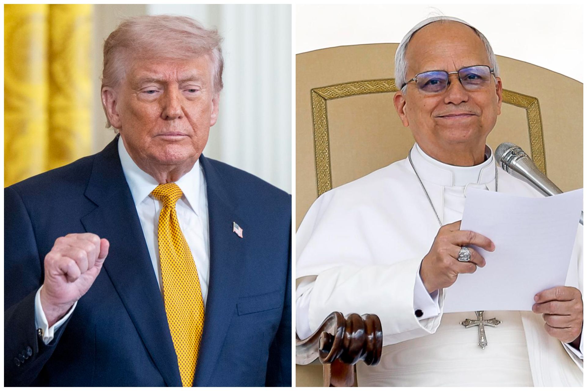 Trump a León XIV: “Le guste o no, Irán no puede tener un arma nuclear”