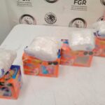 Aseguran dos kilos de metanfetamina ocultos en paquetes de dulces en Morelia, Michoacán