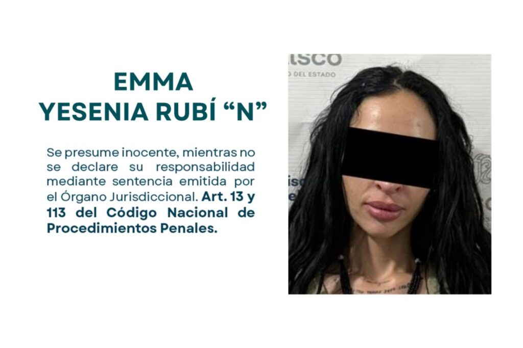 A proceso mujer expolicía por participar en un feminicidio en Jalisco