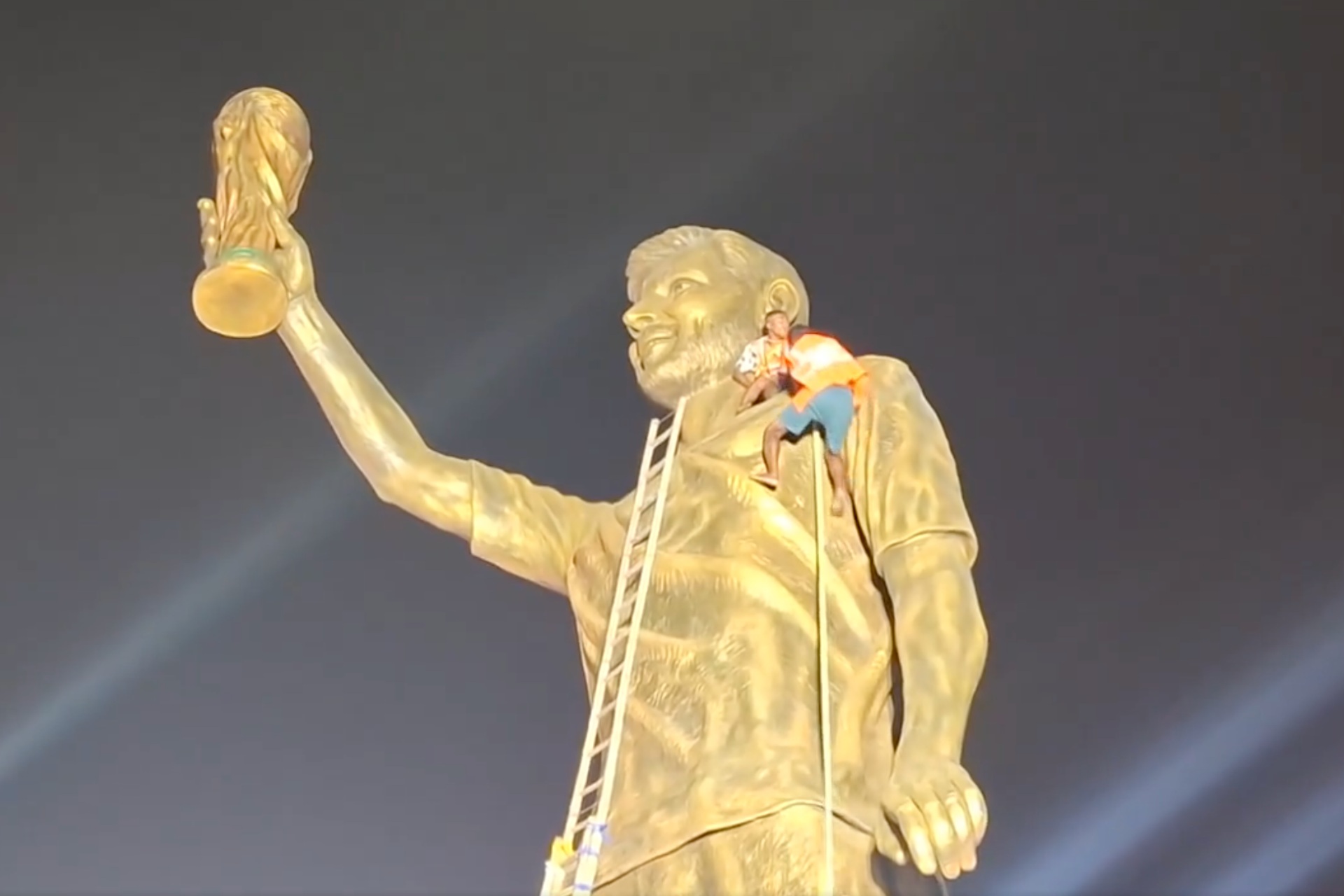 India retirará la estatua más alta del mundo de Messi, ¿por qué motivo? India retirará la estatua más alta del mundo de Messi, ¿por qué motivo?