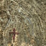 Obras carreteras revelan presunta figura de la virgen de Guadalupe en SLP