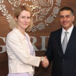 García Harfuch se reúne con vicepresidenta de Comisión Europea; fortalecen cooperación en seguridad