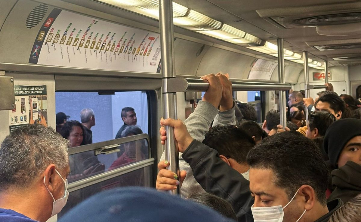 Metro CDMX, con afluencia alta en tres líneas