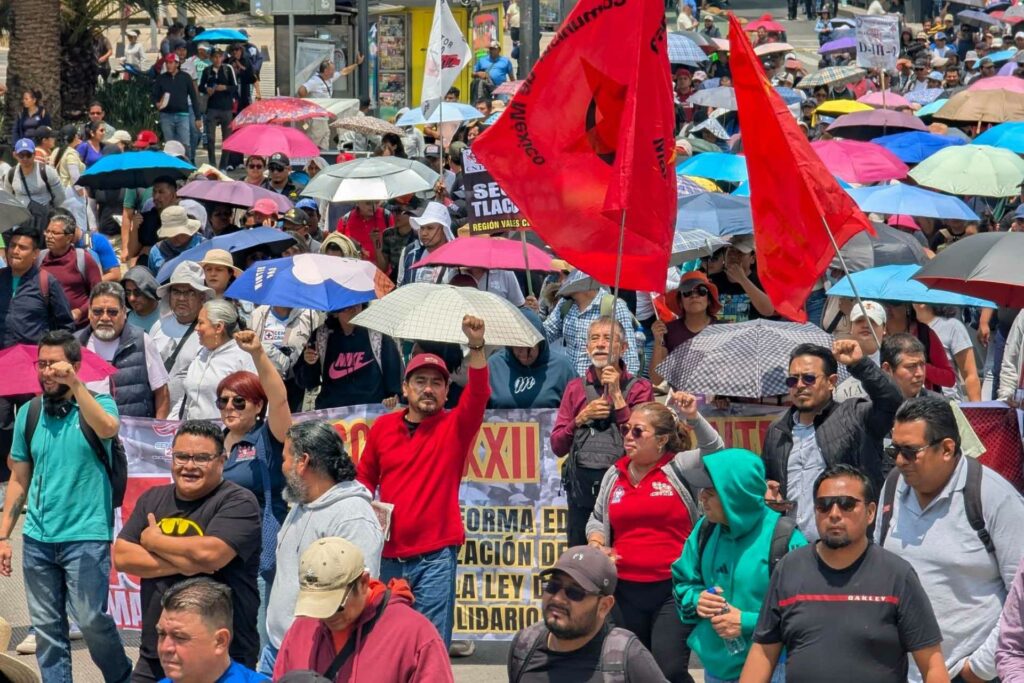 Un muerto en el campamento de la CNTE en CDMX, ¿qué ocurrió?