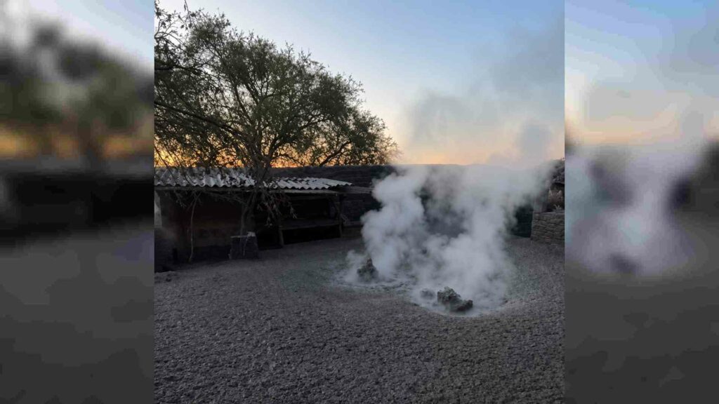 Nacimiento de géiser en Michoacán será investigado por la UNAM y el Cenapred