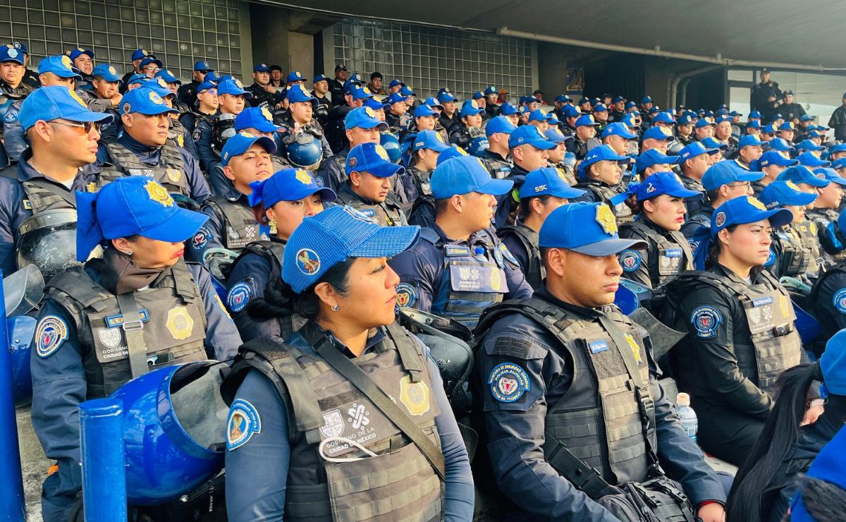 Final Pumas vs Cruz Azul: más de 3 mil policías vigilarán el Estadio Olímpico Universitario