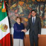 Canciller Roberto Velasco se reúne con Michelle Bachelet, candidata a la Secretaría General de la ONU