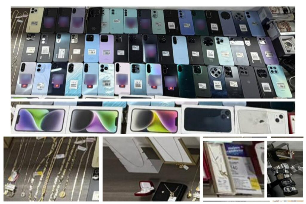Detienen a 4 personas por robo de joyería y celulares en tienda departamental de la alcaldía Miguel Hidalgo, CDMX
