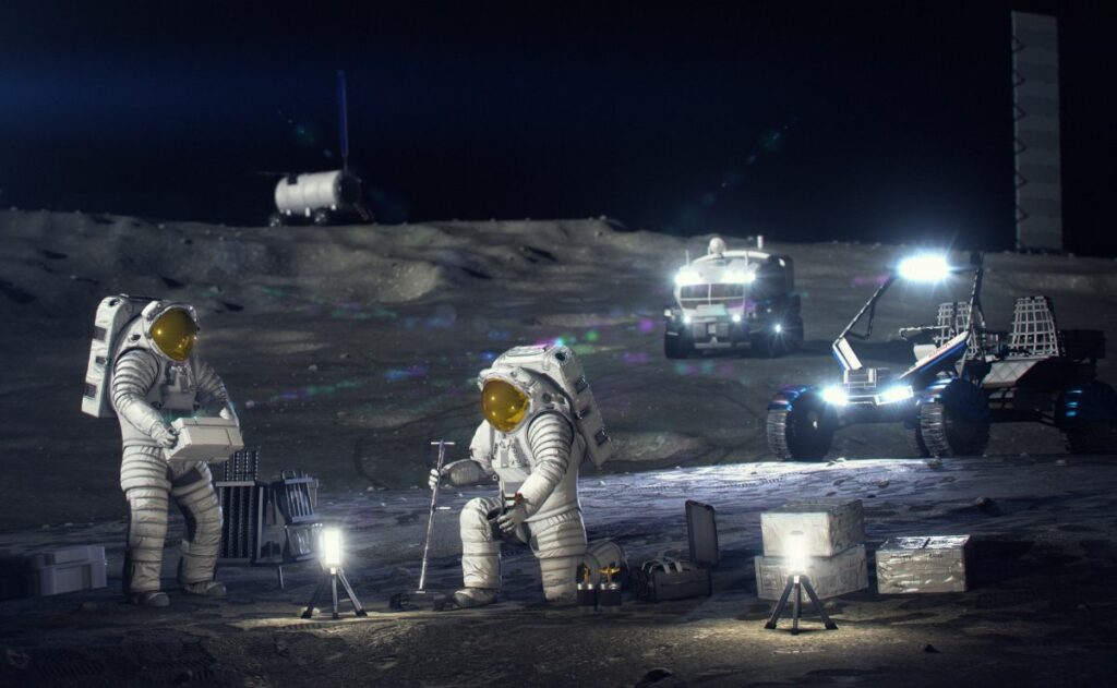 La NASA y Blue Origin iniciarán este año la construcción de una base en la Luna