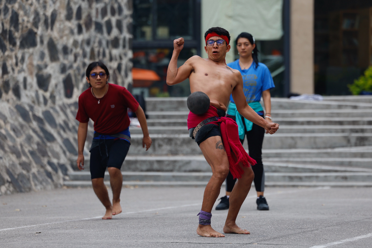 Ulama, el ancestral juego de pelota mexicano que busca su impulso en el Mundial