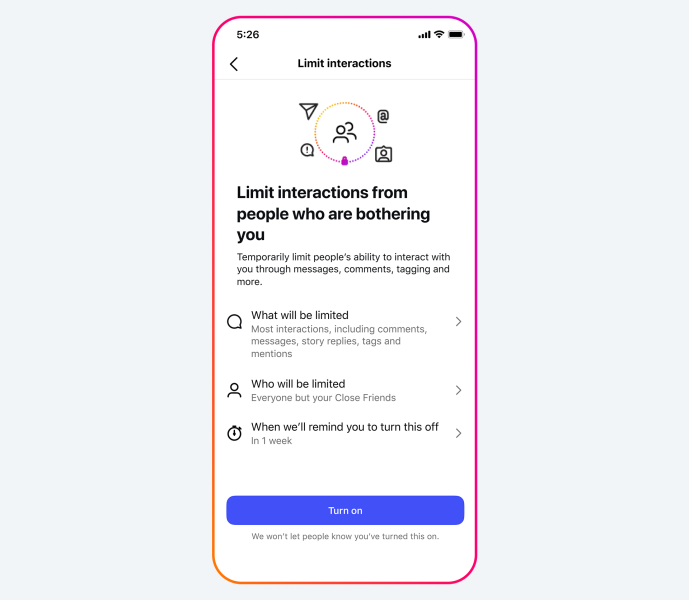 Meta reforzará seguridad digital para aficionados y jugadores en el Mundial 2026 - 05-limit-interactions
