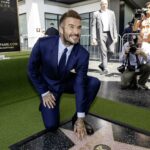 David Beckham recibe una estrella en el Paseo de la Fama de Hollywood