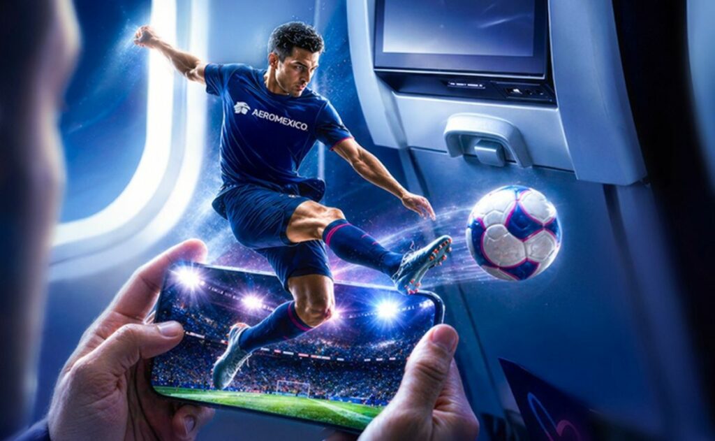 Aeroméxico ofrecerán WiFi gratis y los partidos del Mundial 2026