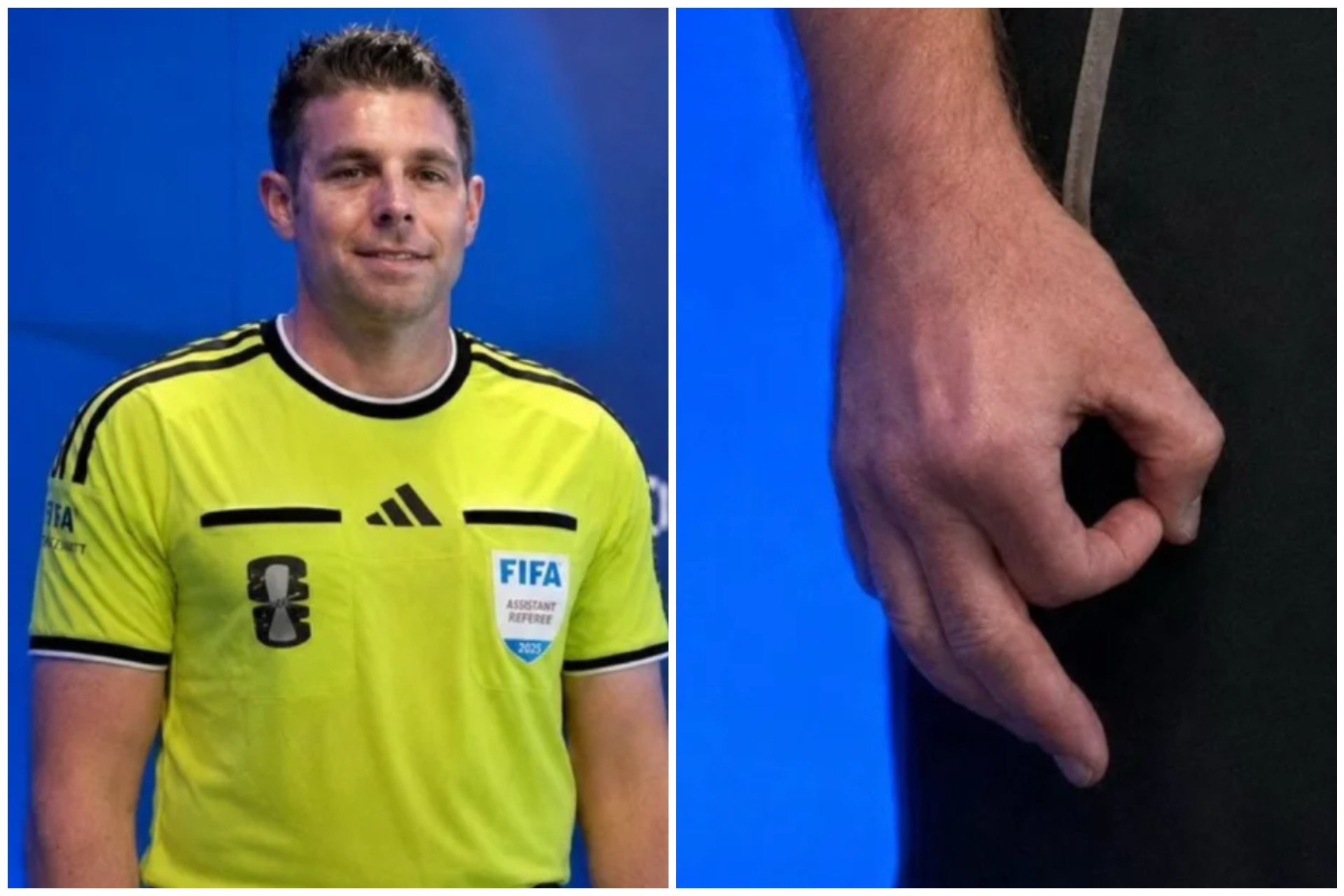 FIFA no encuentra pruebas de un gesto racista del árbitro Shaun Evans