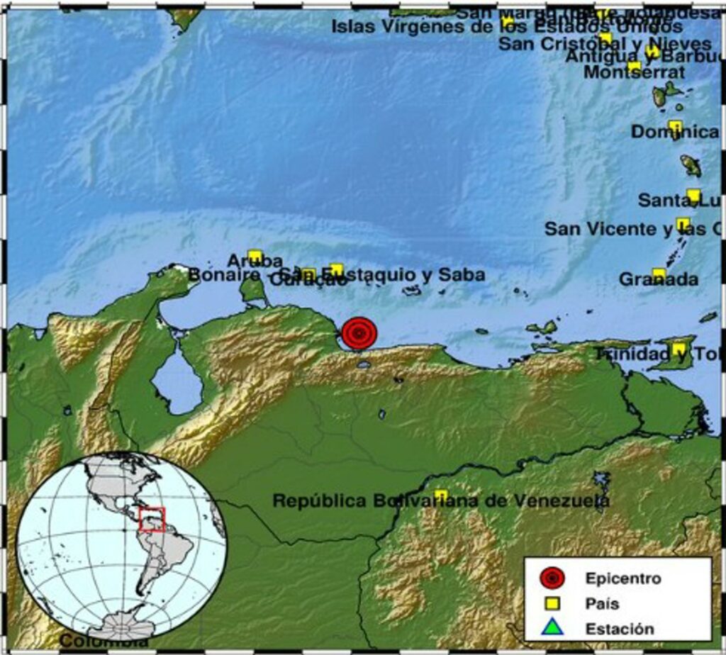 Un terremoto de magnitud 7.1 sacude el centro de Venezuela