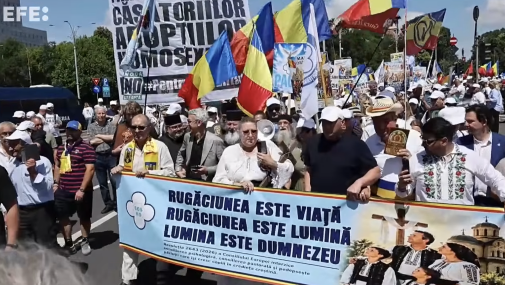 30 mil participan en Marcha del Orgullo en Bucarest 30 mil participan en Marcha del Orgullo en Bucarest
