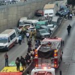 Video: Tráiler provoca carambola de 34 autos en Tijuana; hay múltiples heridos