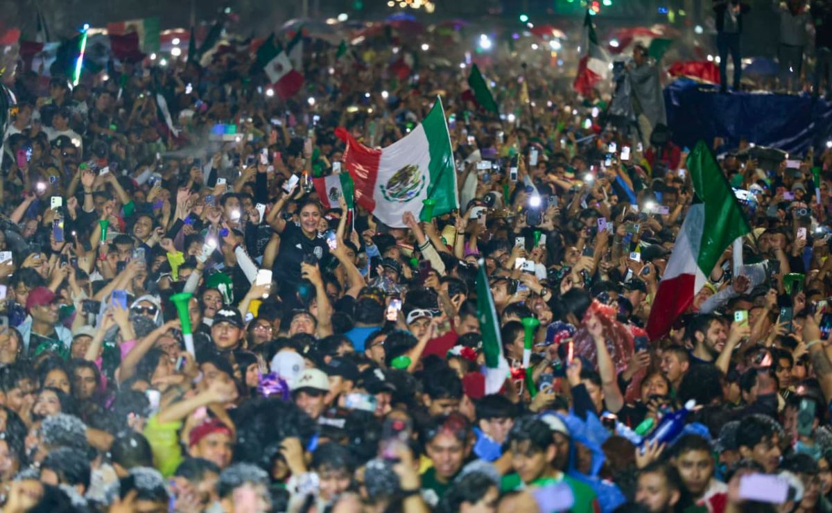 Más de 730 mil personas celebraron triunfo de México sobre Corea del Sur en CDMX