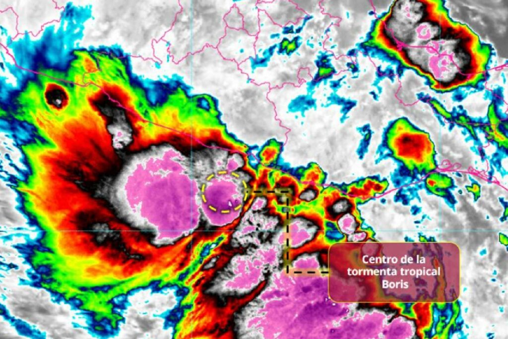 Se forma la tormenta tropical “Boris” en el Pacífico mexicano