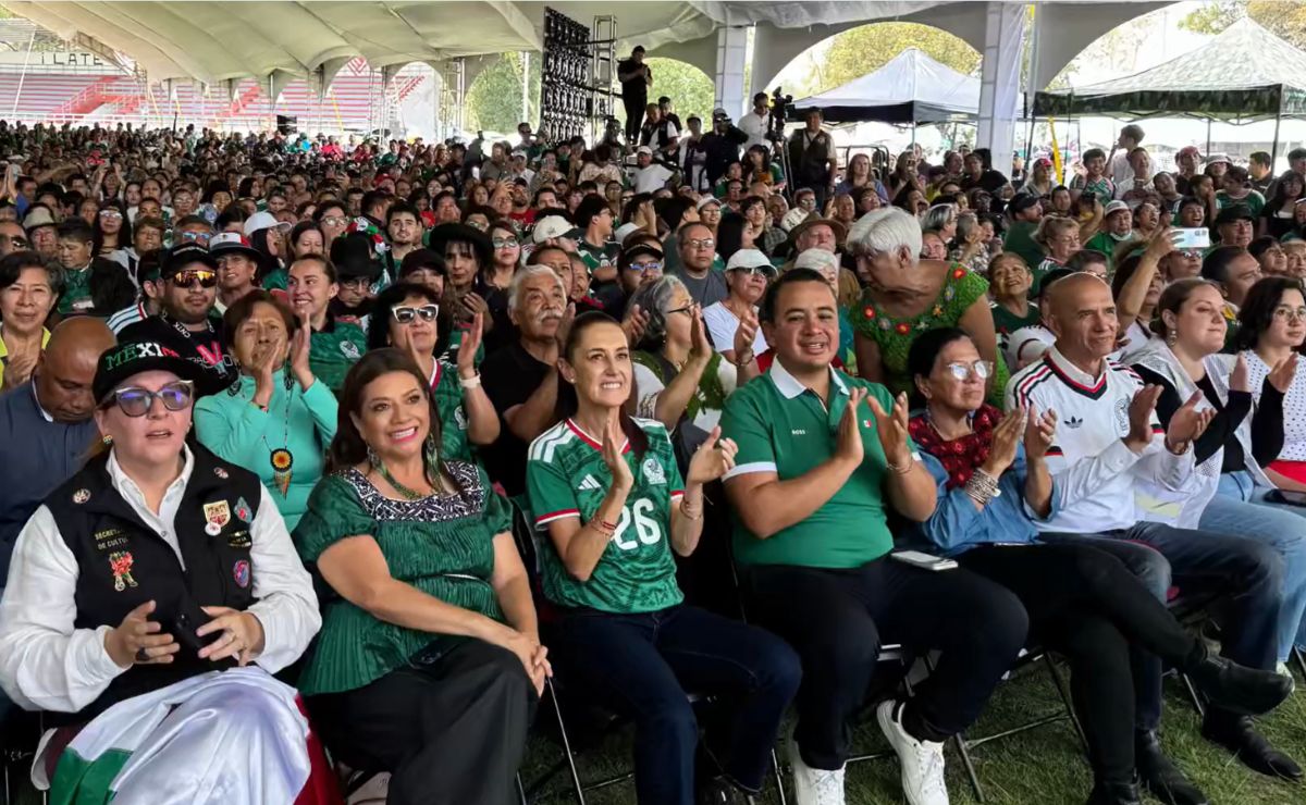 Sheinbaum disfruta la inauguración del Mundial 2026 en la GAM Sheinbaum disfruta la inauguración del Mundial 2026 en la GAM