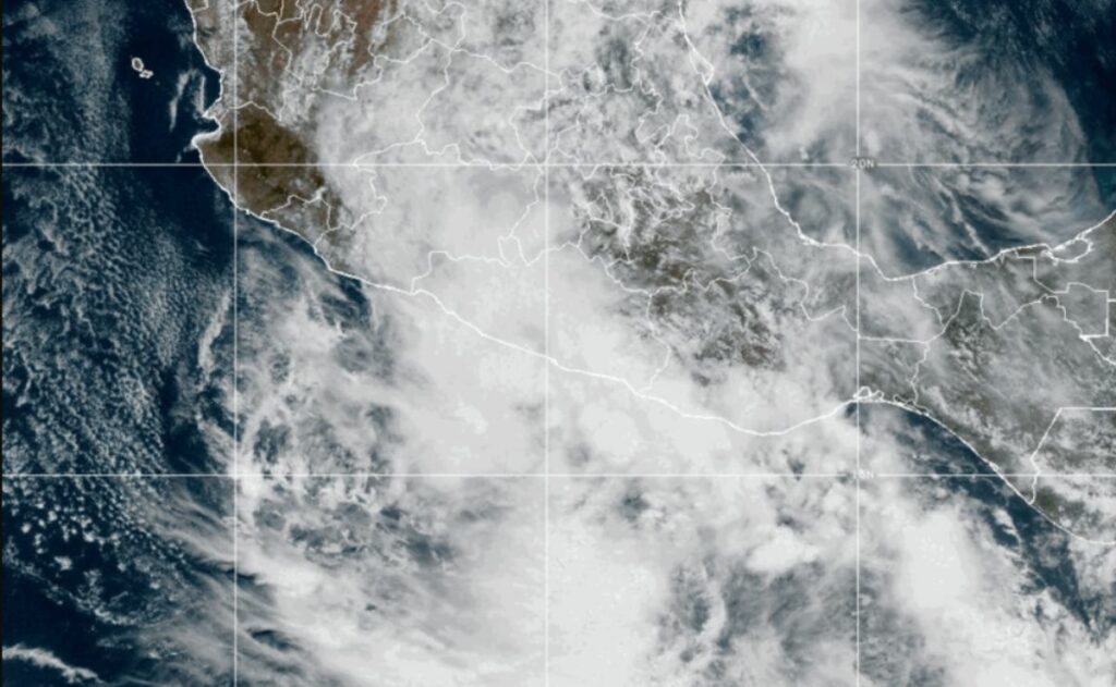 Se forma la depresión tropical Dos-E frente a las costas de Acapulco