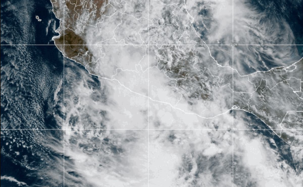 Se forma la depresión tropical Dos-E frente a las costas de Acapulco
