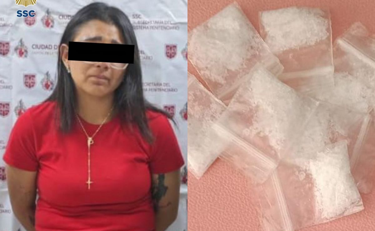 Detienen a mujer que intentó ingresar droga al Reclusorio Oriente Detienen a mujer que intentó ingresar droga al Reclusorio Oriente