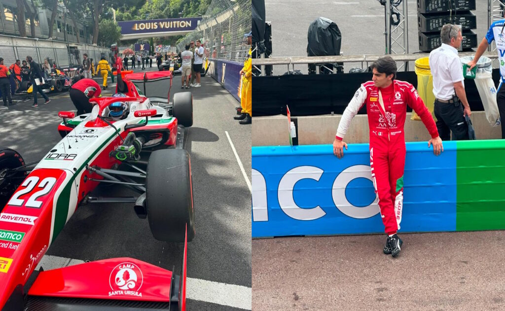 El mexicano “Joss” Garfias avanza 27 posiciones en carreras ‘sprint’ y ‘feature’ de la F3 en Mónaco