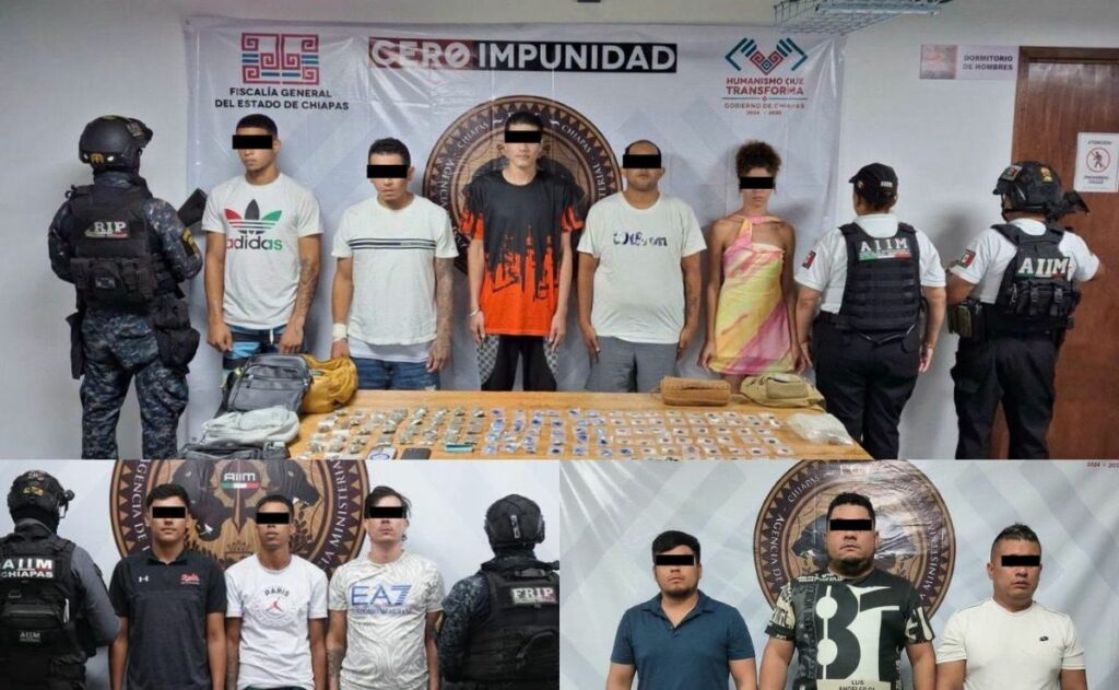 Desmantelan banda de extorsionadores “gota a gota” en Chiapas