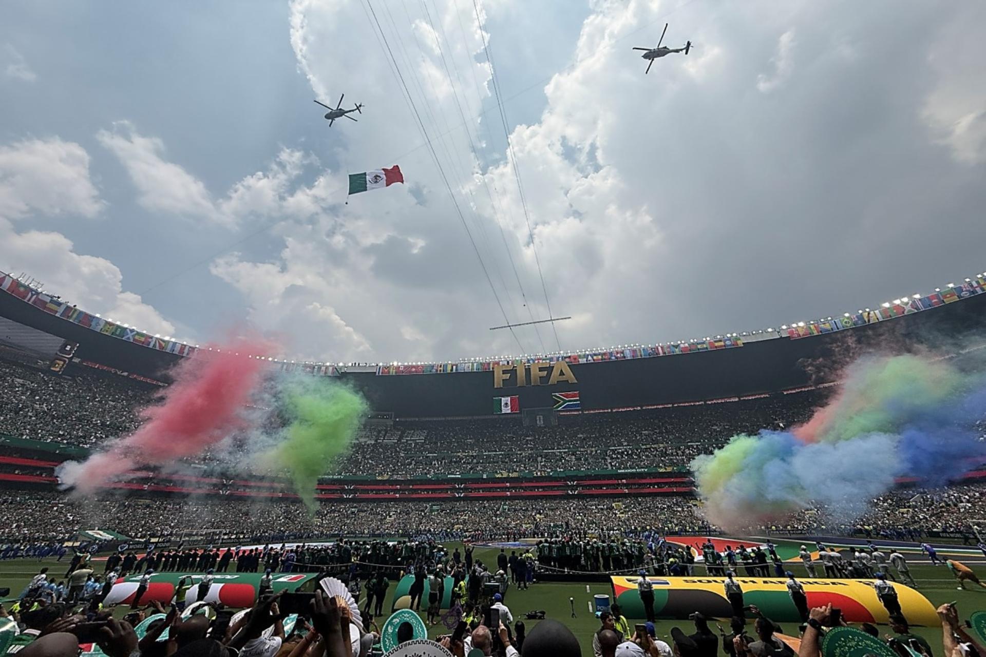 Videos: Fuerzas Armadas participaron en la inauguración del Mundial 2026 Videos: Fuerzas Armadas participaron en la inauguración del Mundial 2026