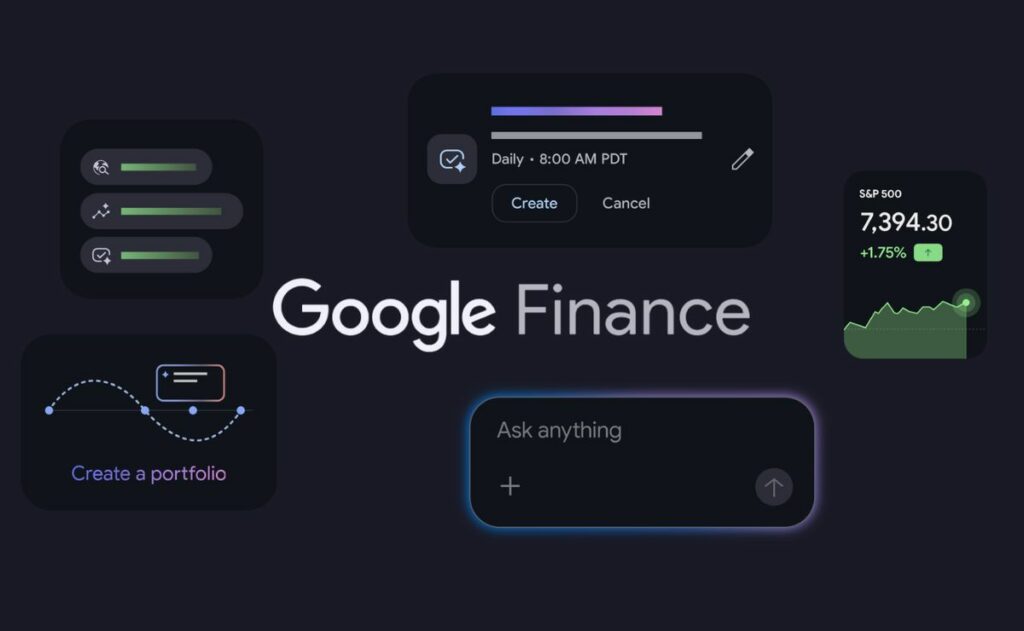 Google Finance incorpora la inteligencia artificial y estrena aplicación