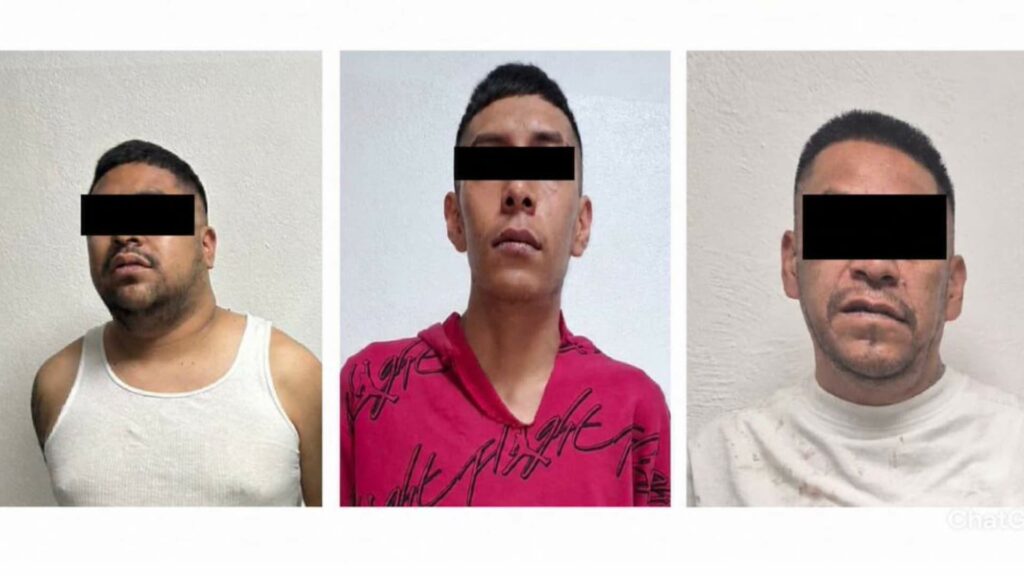 Detienen a tres presuntos integrantes de célula relacionada con robos a viviendas en CDMX y Edomex