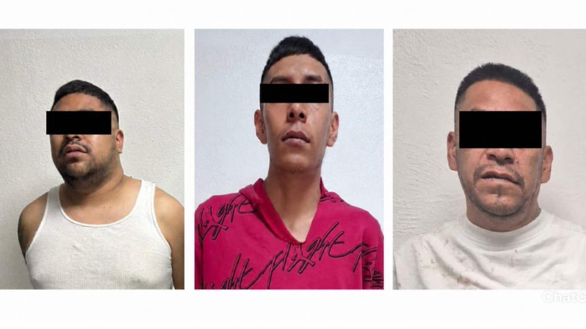 Detienen a tres presuntos integrantes de célula relacionada con robos a viviendas en CDMX y Edomex