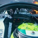 Video: Auto de ‘Checo’ Pérez se incendio en las prácticas del GP de Mónaco 2026