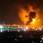 Video: Fuga ocasiona incendio en la refinería de Salina Cruz, Oaxaca