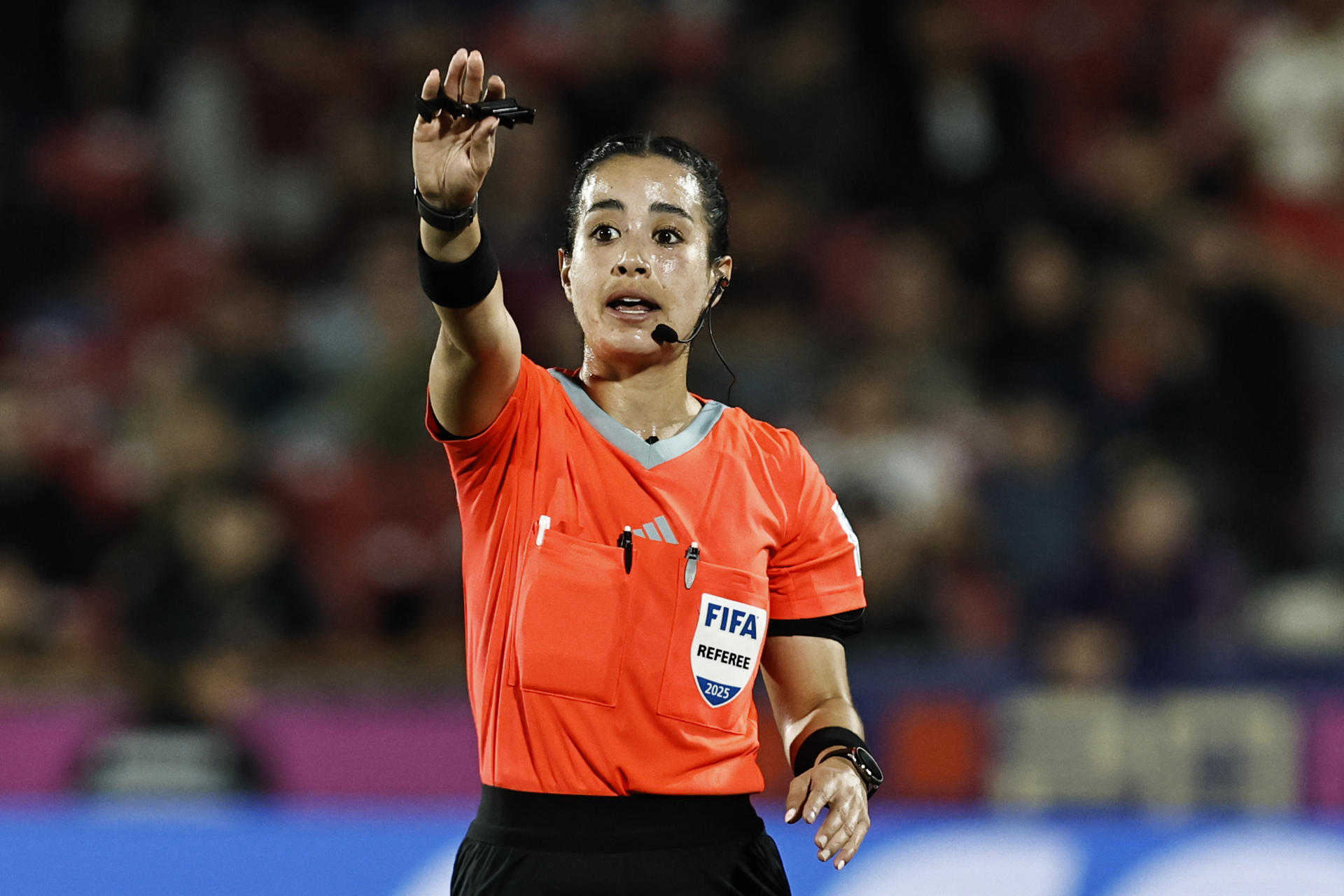Katia Itzel García será la tercera mujer en arbitrar un partido de un Mundial masculino