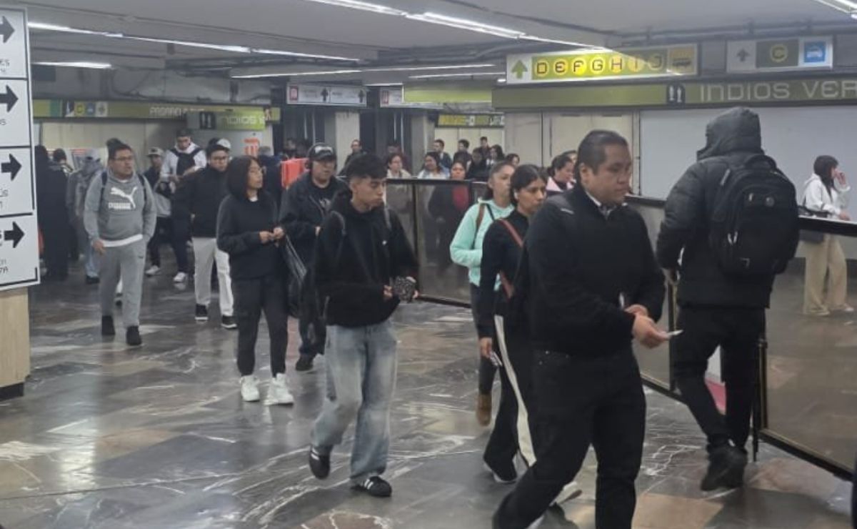 Metro CDMX reporta afluencia moderada y circulación constante en 9 líneas