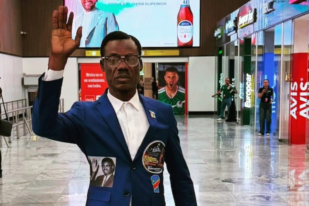 Lumumba Vea, el aficionado más famoso de RD del Congo, ya está en Guadalajara