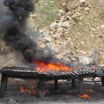 Marina destruye tonelada y media de cocaína asegurada en Guerrero