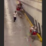 Videos: En San Luis Potosí celebran triunfo del Tricolor con carreras de carritos de supermercado