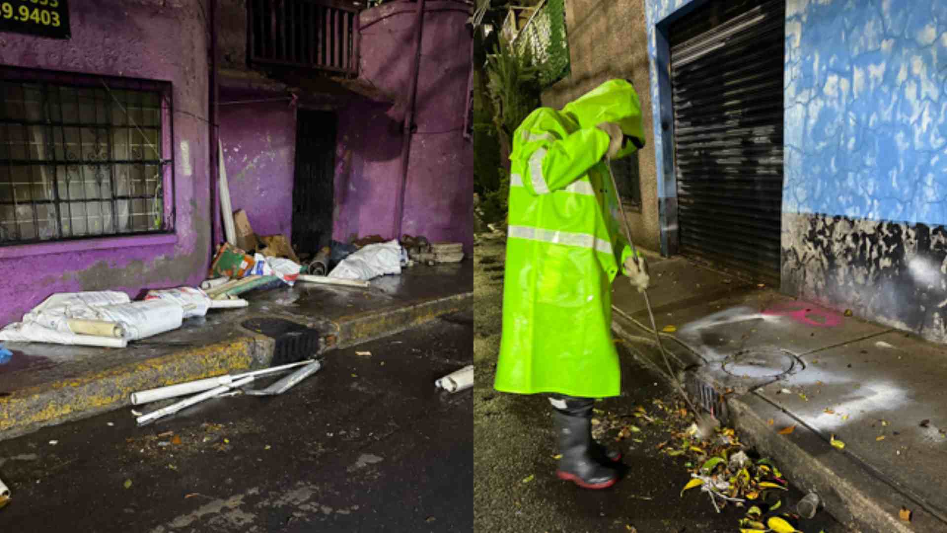 Segiagua despliega operativo por lluvias en la CDMX y atiende encharcamientos en distintas alcaldías