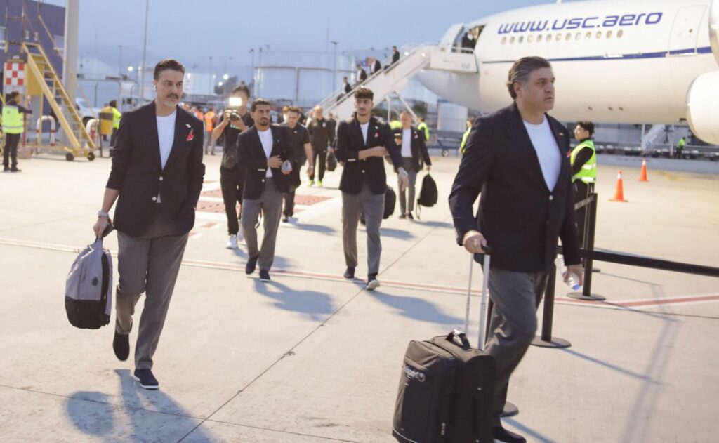 Selección de Irán llega a Tijuana para instalar su campamento