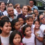 “Se gobierna escuchando al pueblo”: Sheinbaum inaugura obras para prevenir inundaciones en 5 comunidades de Veracruz