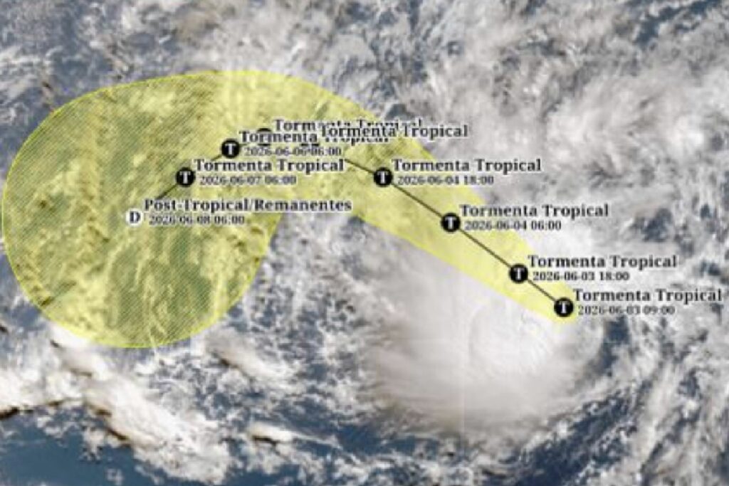 Se forma en el Pacífico la tormenta tropical “Amanda”: ¿Tocará México?