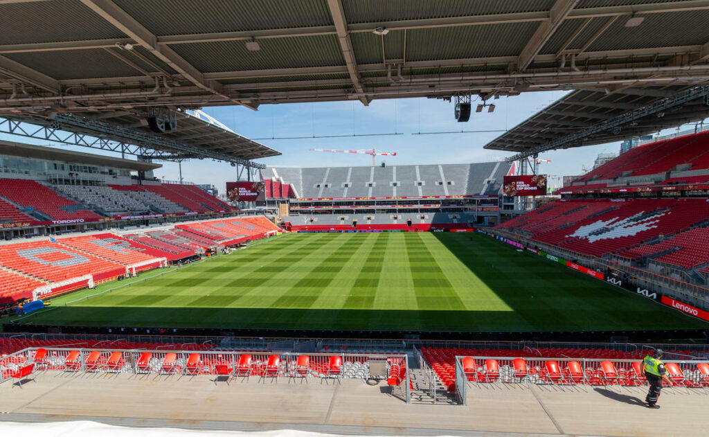 Toronto alista su estadio para recibir el primer partido mundialista en Canadá