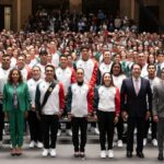 Sheinbaum abandera a atletas que representarán a México en los Juegos Centroamericanos